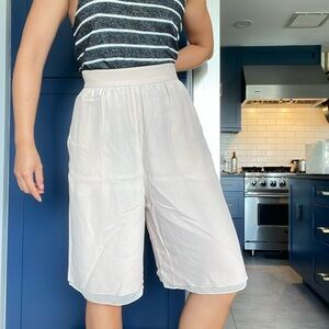 Chloe Georgette Silk Culottes Size 38 wide leg pant